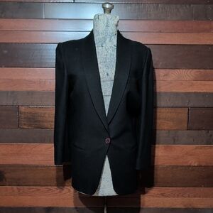 Vintage Magnet Wool Classic Black Women's Blazer